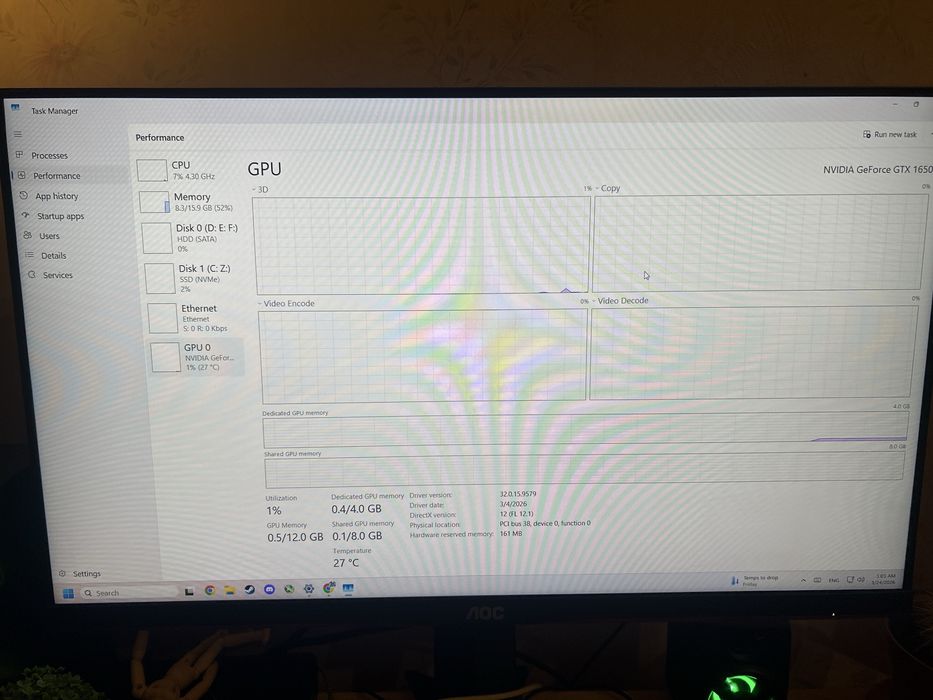 PRODADENO! kupete NVIDIA 1650 4GB Gainward Pegasus