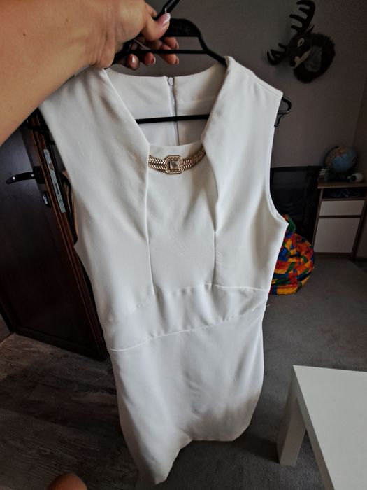 Бяла рокля Луци S-M