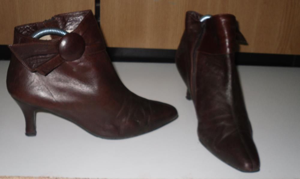 cizme piele Guban maro nr39 25-24 1/2