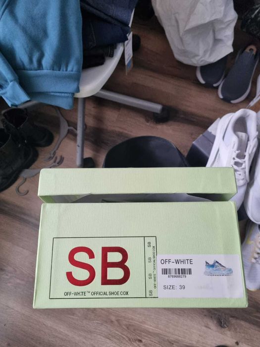 OFF-WHITE ODSY-1000 Blue Overdye pantofi sport Unisex mas. 38 SI 39