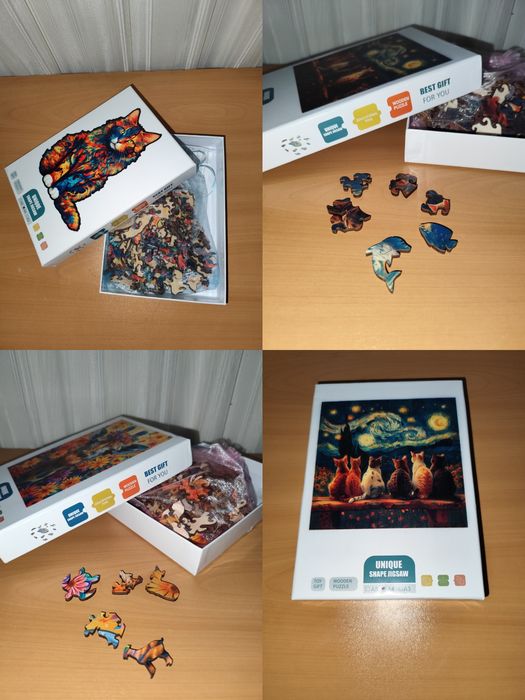 Красиви дървени пъзели