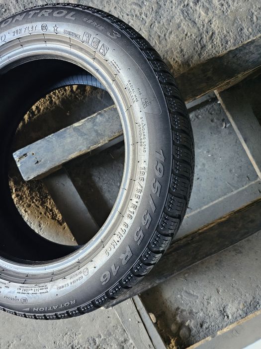 2 anvelope iarna 195 55 16 Pirelli Runflat 2021