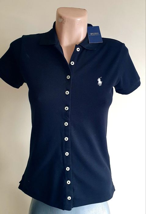 POLO Ralph Lauren Pique Cotton Stretch / S НОВО ОРИГИНАЛ Дамска Тениск