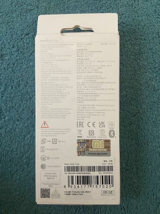 Xiomi Redmi Buds 3 Lite