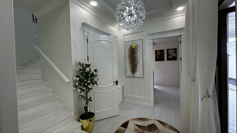 Новый коттедж в Ханабаде (2 сотки). 5 комнат. С мебелью и техникой!