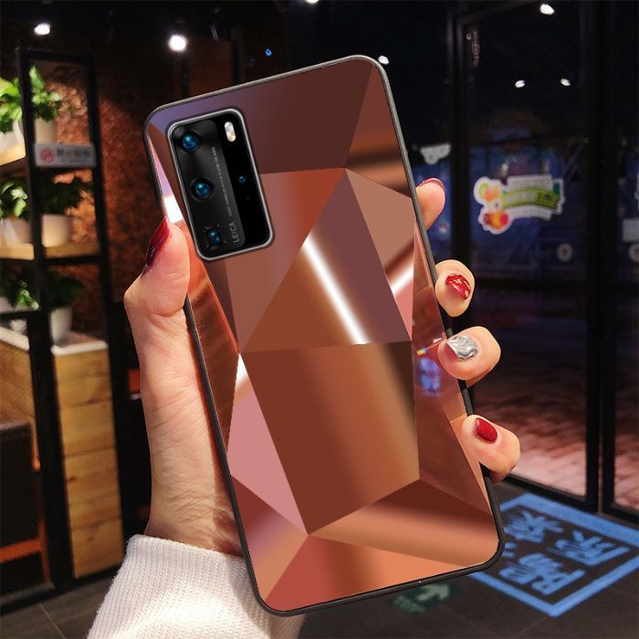 Husa tip oglinda model 3D pt. Huawei P40 Lite , P40 Lite E , P40 Pro