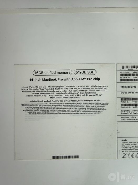 Apple MacBook Pro M2 Pro 2023 в хорошем состоянии