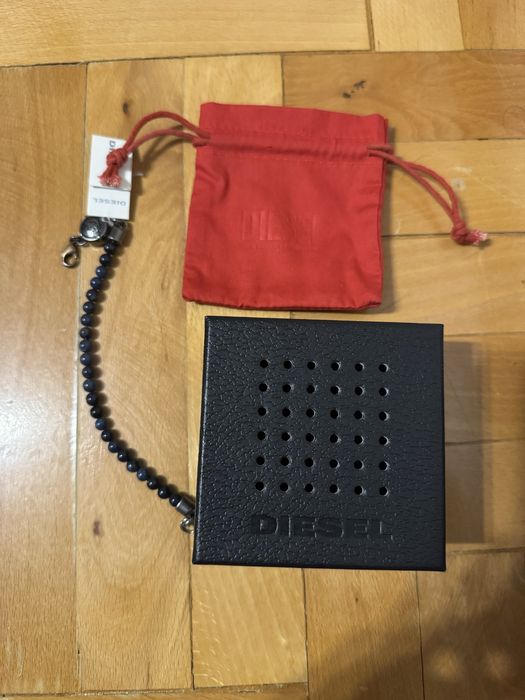 Bratara Diesel cu pietre semipretioase bleumarin