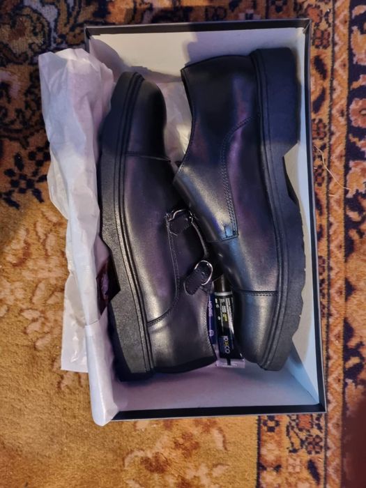 Pantofi Ducă di Morrone Mocasini Bărbați piele GULIANO 44 NEGRU