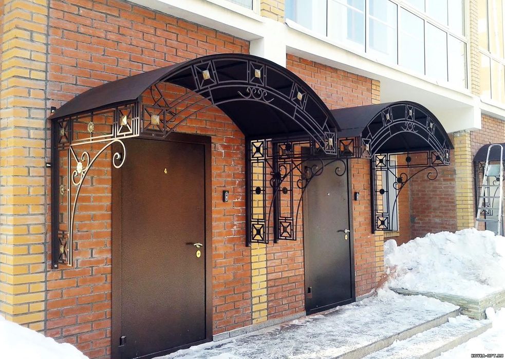 Решетки, перила, ограждения, навесы.