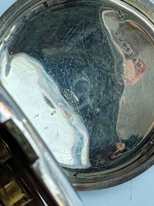 Ceas de buzunar H. E. Peck London Argint 935 Anii 1900 - 51 mm