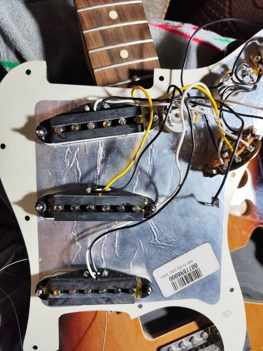 Гитара fender stratocaster (Мексика,)