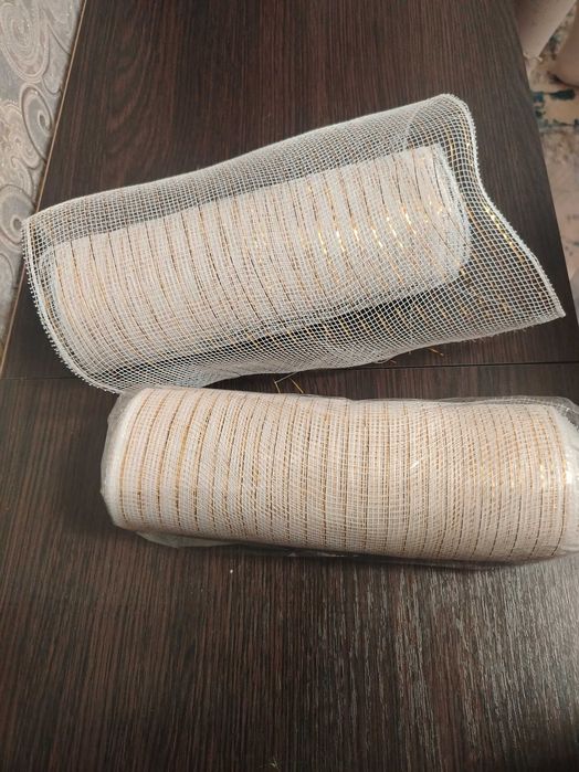 Лента сетчатая на ёлку