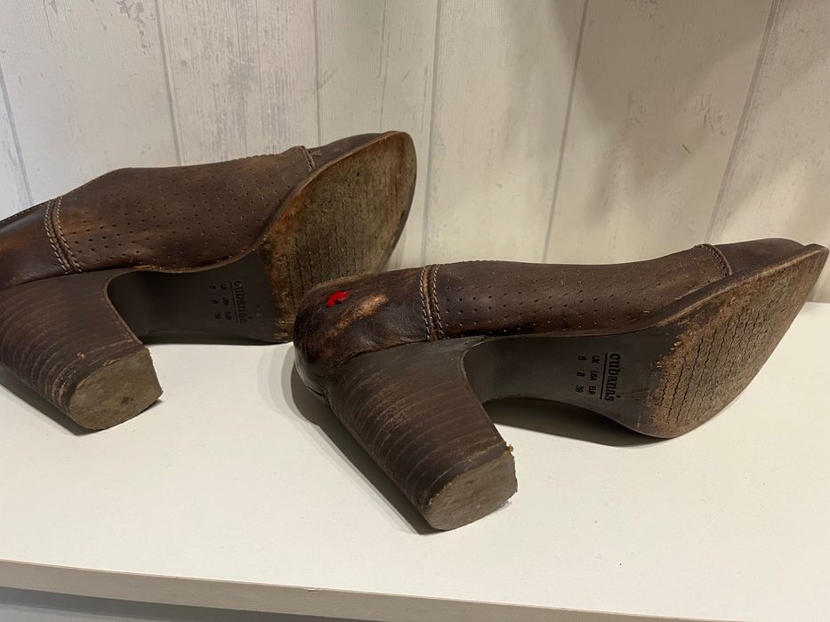 Дамски обувки Cubanas, естествена кожа