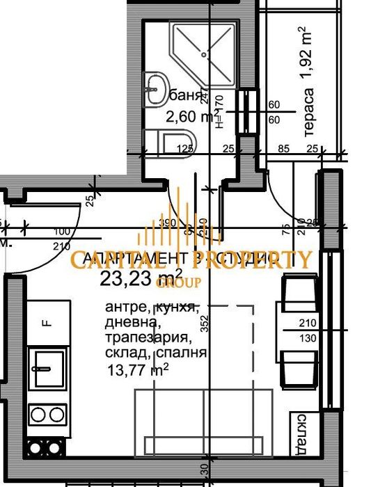 Продава се Двустаен апартамент в с. Кранево, Област Добрич - 64 кв.м за 776 €/кв.м - Снимка #3