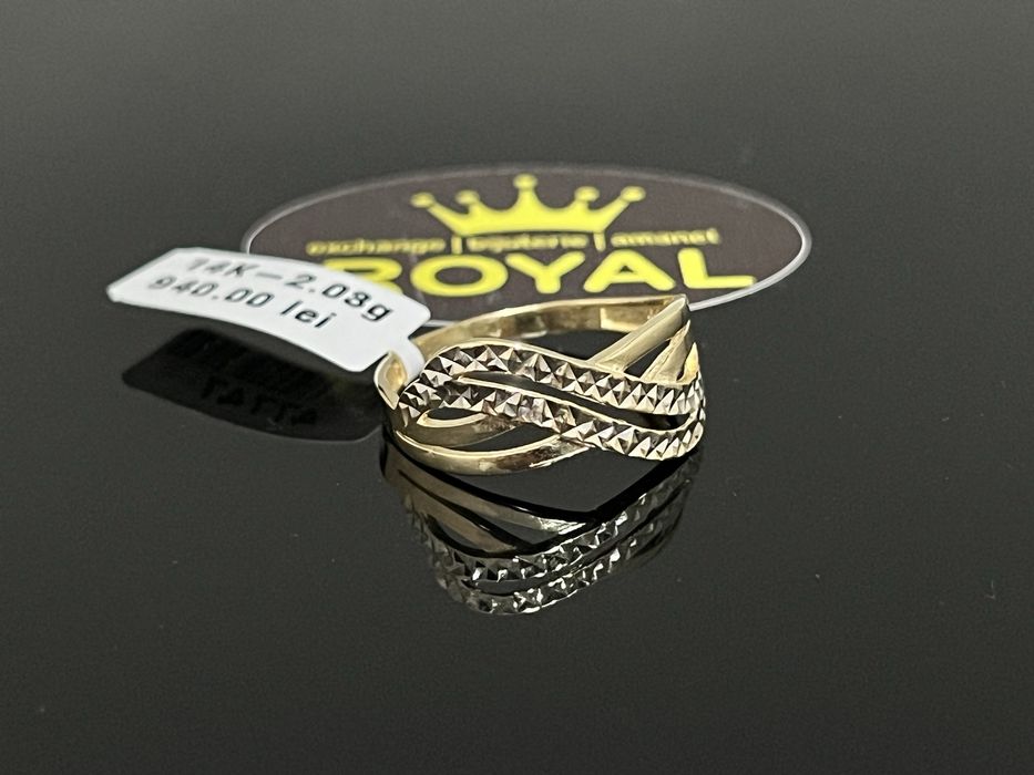 Bijuteria Royal CB : Inel aur 14k 585  2,03 gr