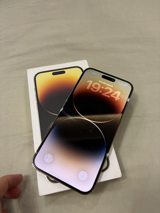 iPhone 14 Pro Max Gold ideal (1 qol telefon)