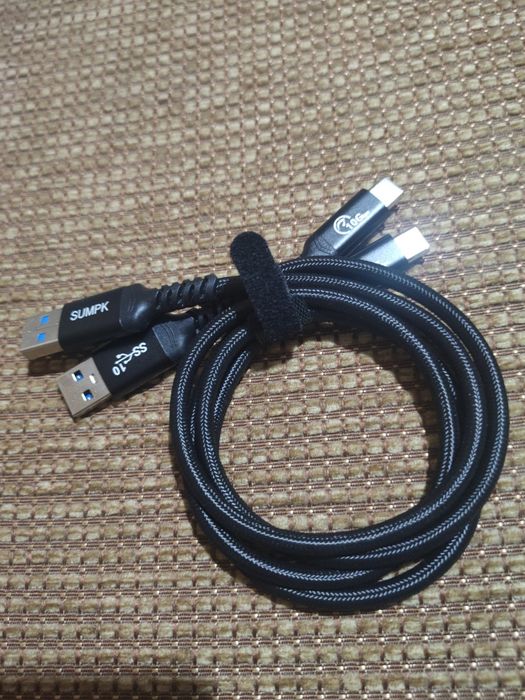 Set 2 cabluri USB-A la USB-C 10 Gbps, SSD extern și Android Auto, noi