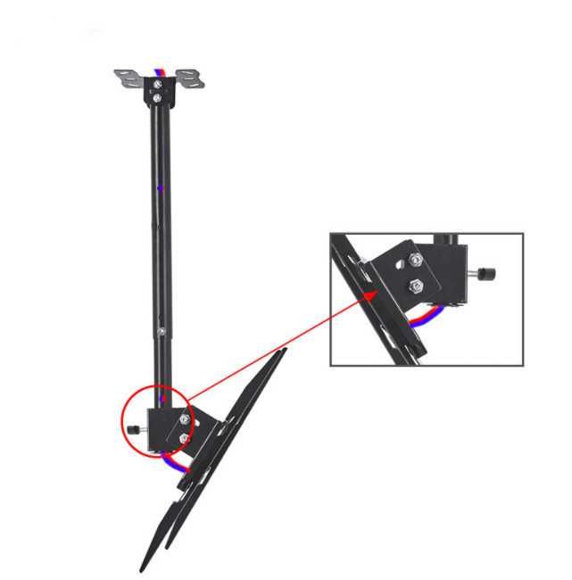 Стойка за телевизор на таван от 32 до 58 инча