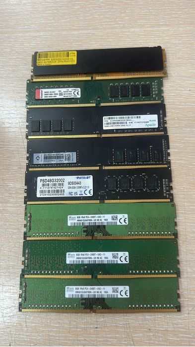 Продам оперативную память DDR4 мат платы ssd системный блок