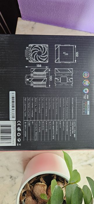 Cooler CPU ALPHAGEAR airchill prism 60DXD PRO