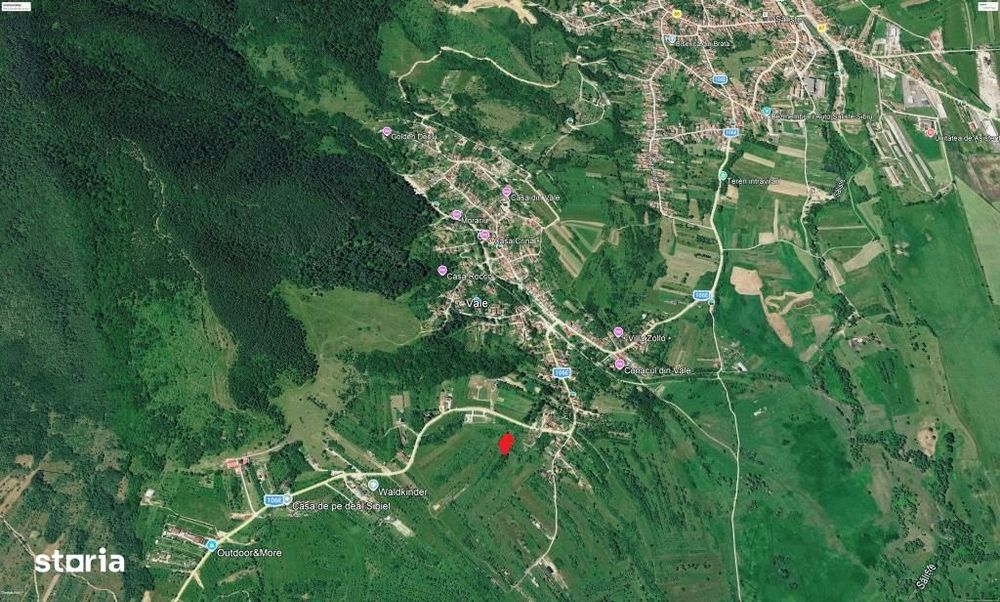 Vand teren la intrare in localiatea Vale, oras Saliste, jud. Sibiu