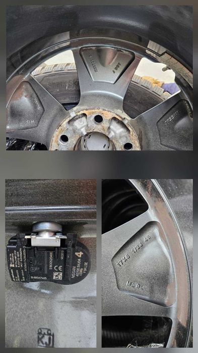 Jante R17 5x114.3 NISSAN Pulsar,Leaf,Qashqai,Juke,X-Trail;DUSTER,RENAULT+SENZORI