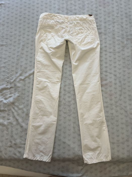 Бял панталон Pause Jeans