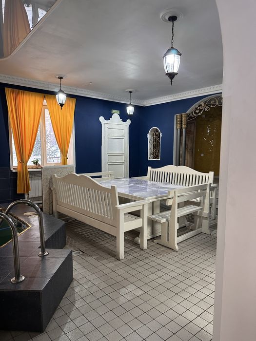 Баня на дровах бассейн