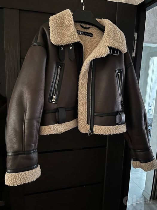 Дубленка ZARA размер L
