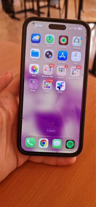 iPhone 15 Pro Max 256 GB – Impecabil, fără defecte, husă + folie
