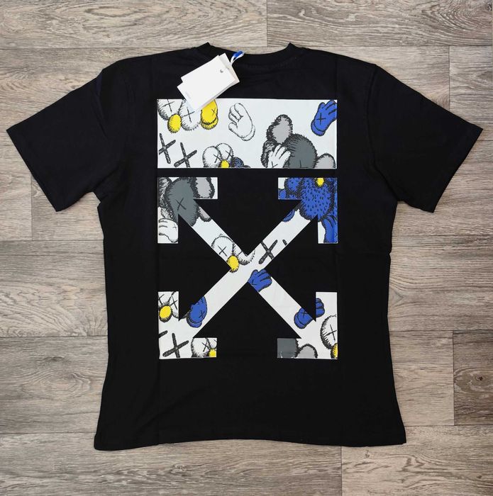 Нова мъжка тениска Off white блуза фланелка 100% памук