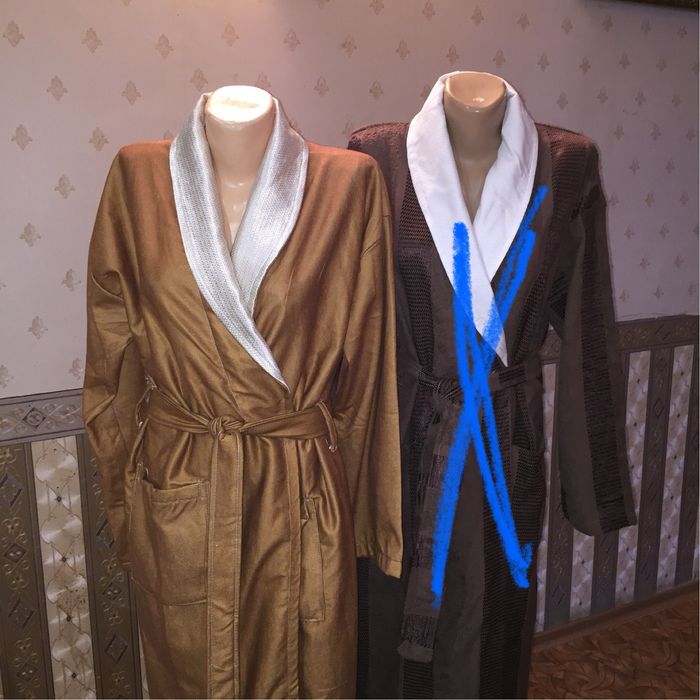 Домашние халаты велюр