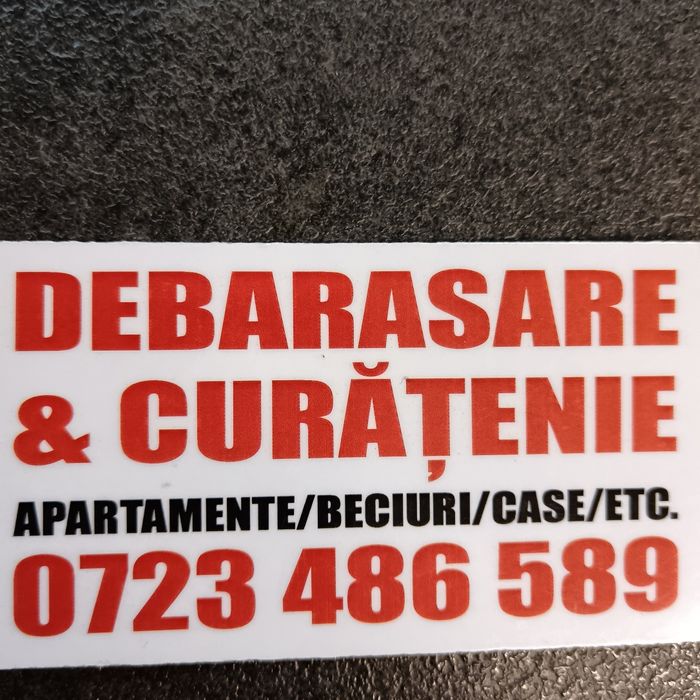Debarasări curățenie