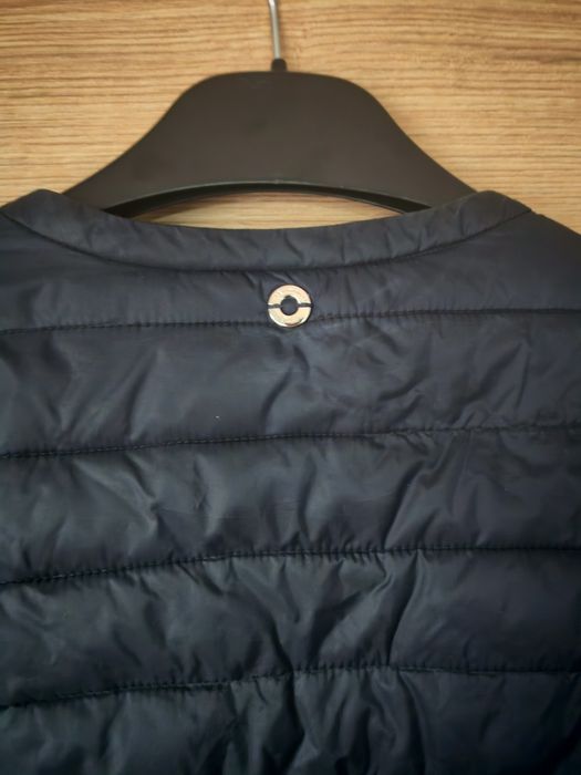 Олекотено черно яке Massimo Dutti