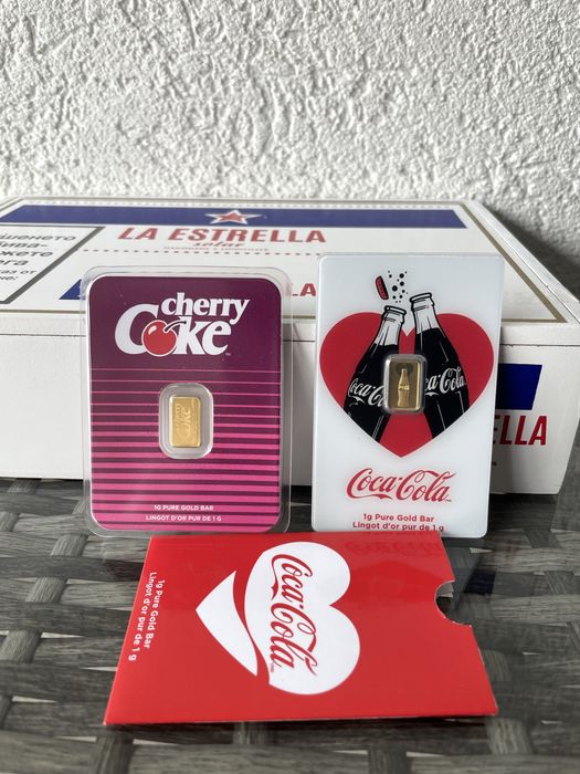 1 гр Златно Кюлче Pamp Coca Cola и Cherry