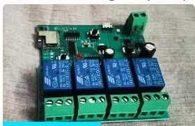 Controler Releu WIFI Smart Tuya  12v/220 v, 4 canale