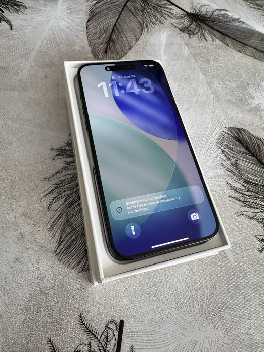 Iphone 15 Max 256 blue titanium