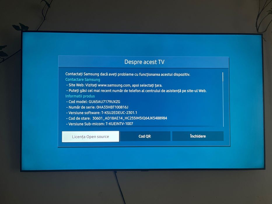 Televizor Samsung Crystal UHD 4K