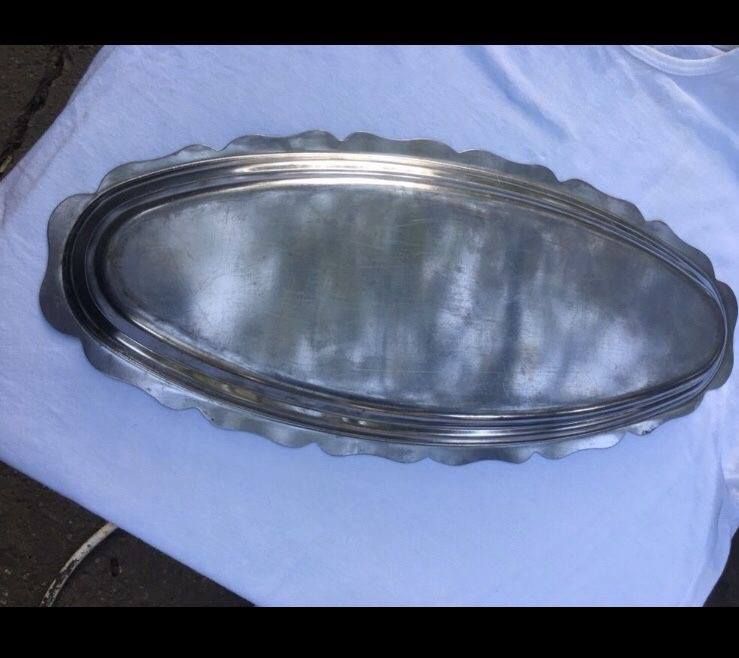 Platou inox platou oval inox