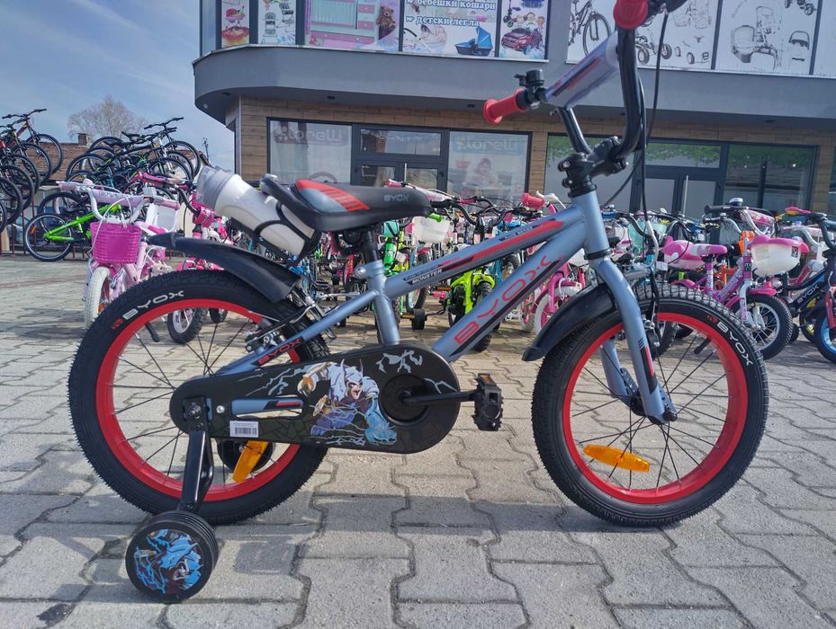 BYOX Велосипед 16" MONSTER сив