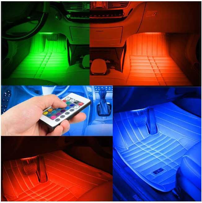 Lumini Ambientale auto Kit interior LED