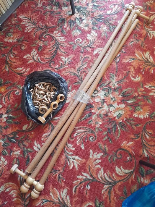 Гардина деревянная