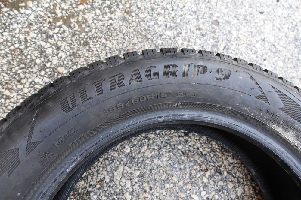 4бр. зимни гуми 185/60/15 Goodyear Ultragrip 9