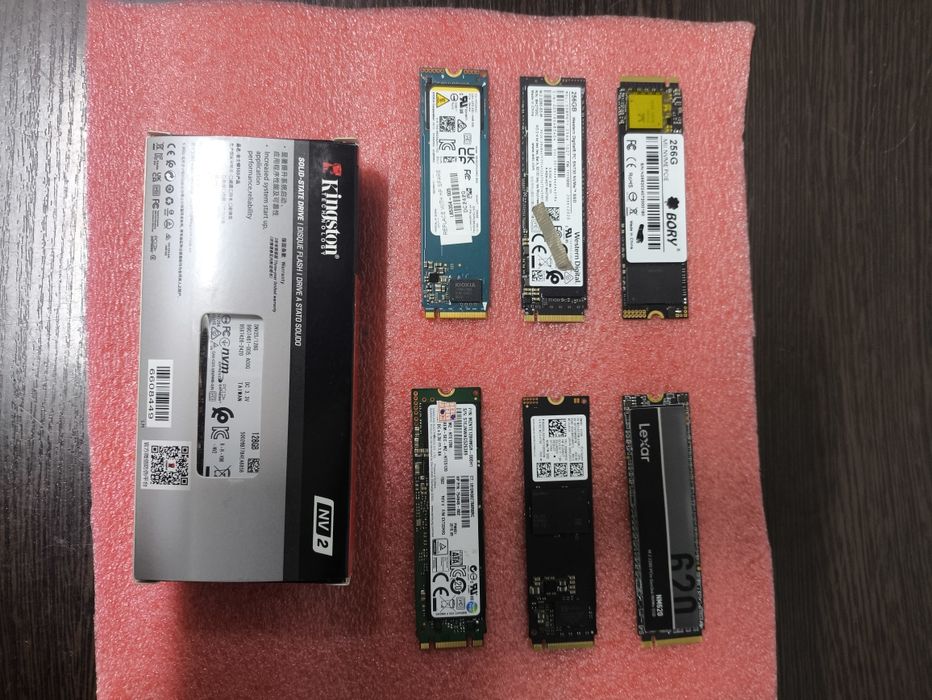 SSD NVMe M2 разные