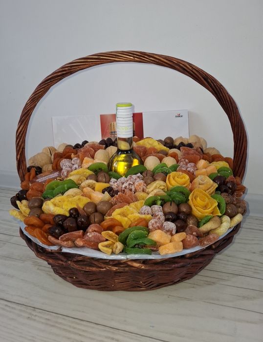 букеты и корзины из сухофруктов