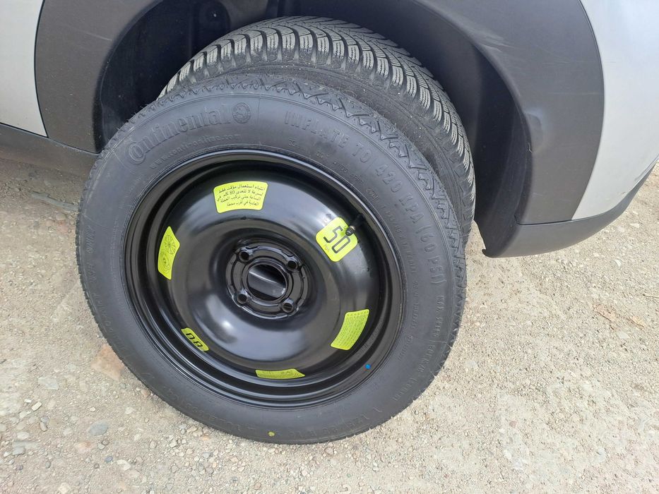 Roata de rezerva Slim Citroen C4 Cactus 4x108 R16 si C3 DS3 DS4