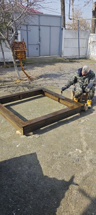 Песочницы из дерева.