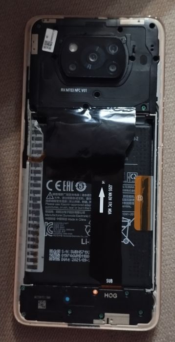Нерабочий телефон Poco X3 Pro - запчасти