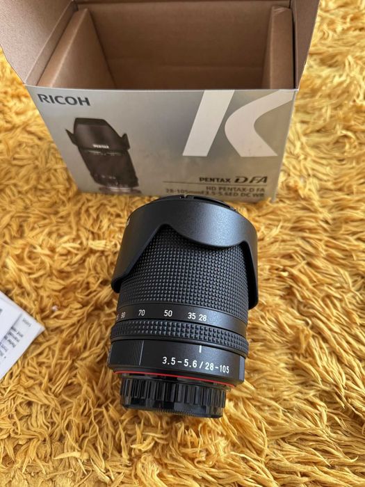 OBIECTIV Pentax HD D FA 28-105mm WR – NOU – Full Frame